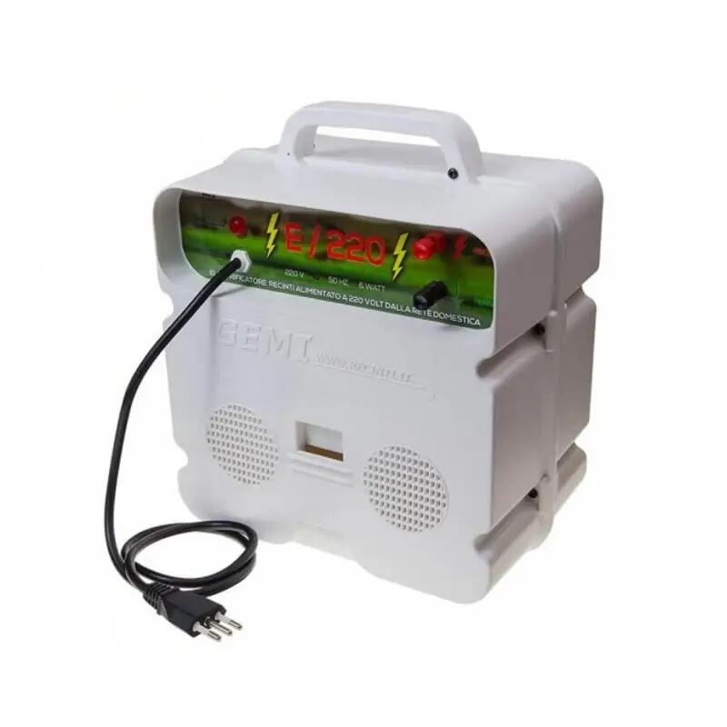 Kit 1 x Elettrificatore 220V + 1 x Filo 250 MT 2 Mm² + 100pz isolatori per ferro 2/5
