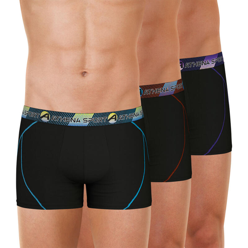 Lot de 3 boxers homme Training Dry