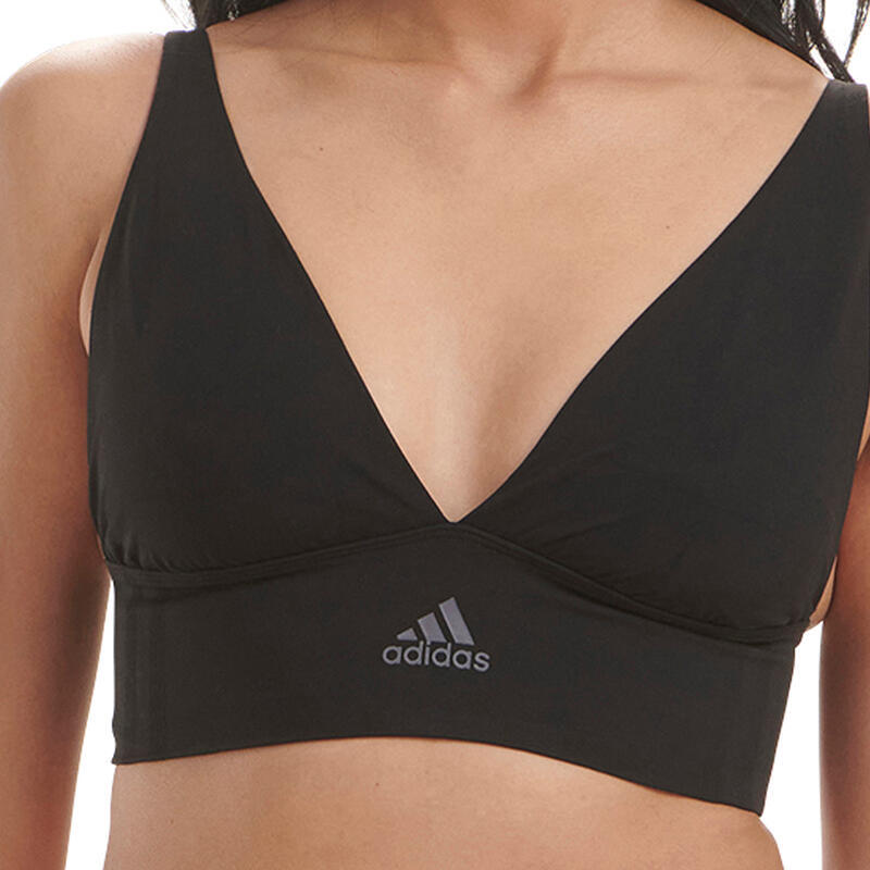 ADIDAS Brassière sport Fitness DRST 3S - Femme - Noir - Cdiscount