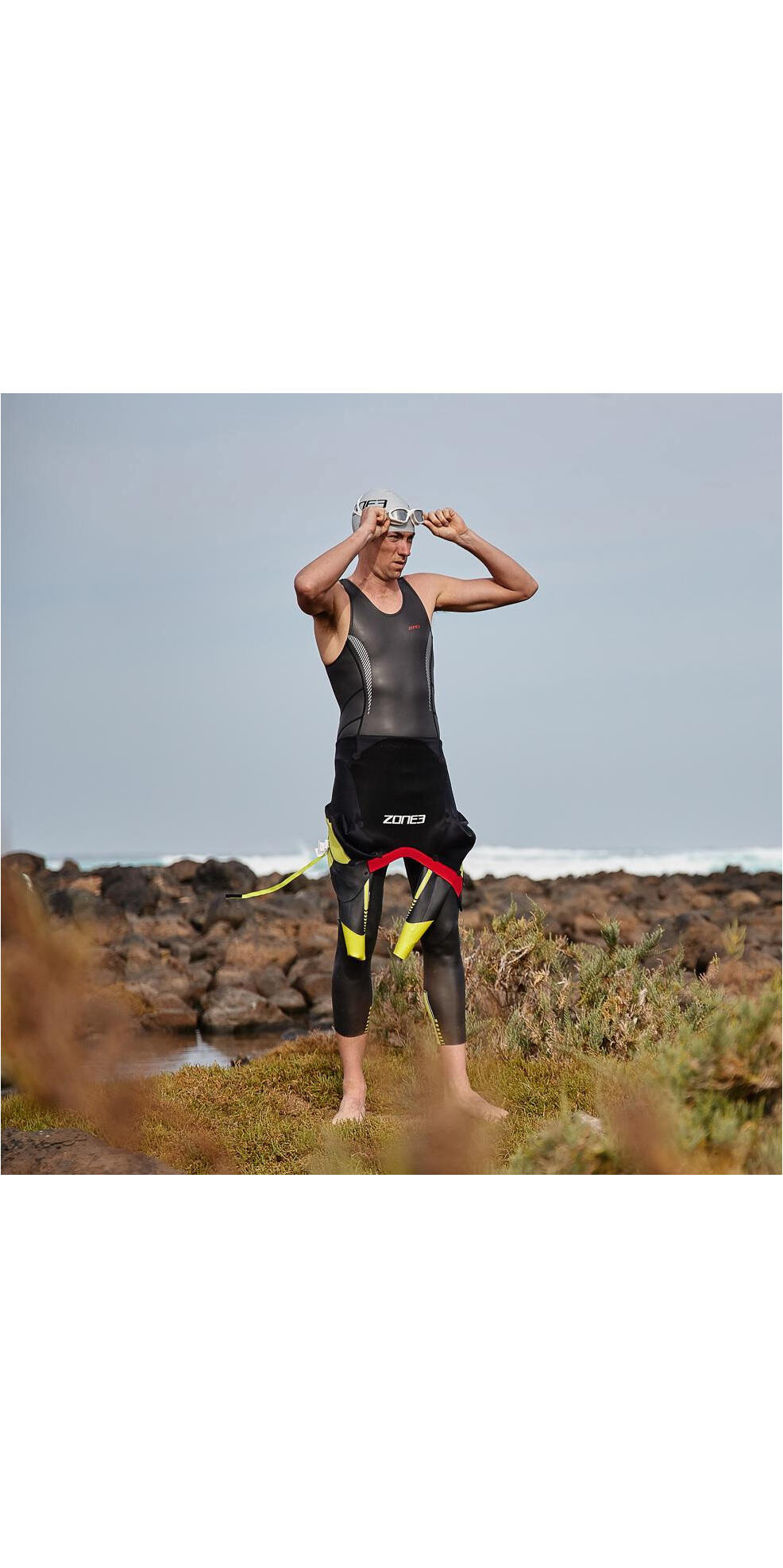 1.5mm Neoprene Kneeskin Sleeveless Shorty Wetsuit - / Red 5/6