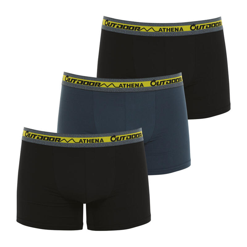 Lot de 3 boxers de randonnée homme Outdoor