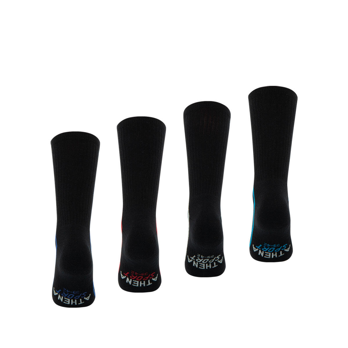 Lot de 4 paires de mi-chaussettes homme Endurance 24h 3/4