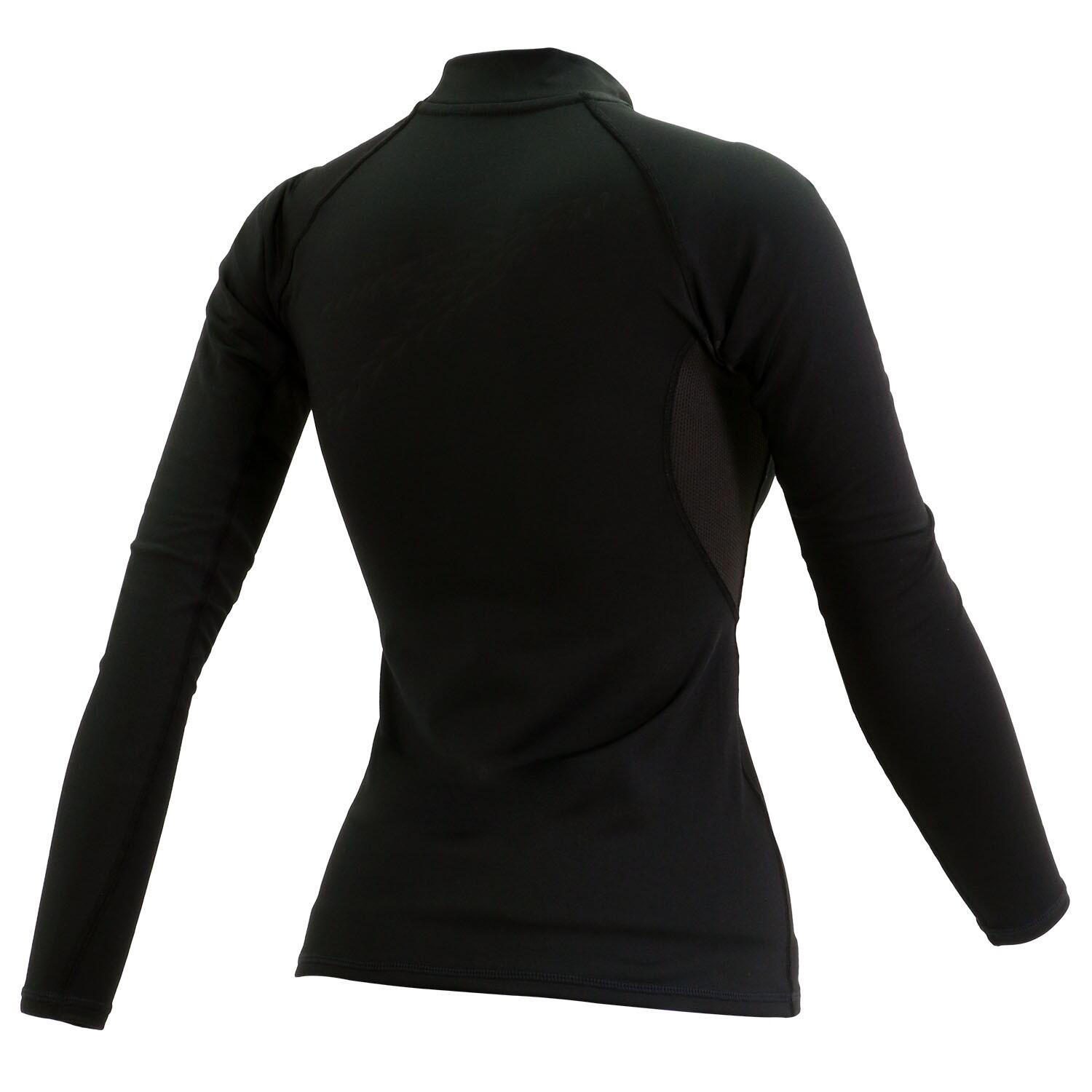 MAGLIA DONNA SPEEDO XTHERMAL 1XT CASUAL BASE LAYER IDROREPELLENTE BLACK-EC 2/2