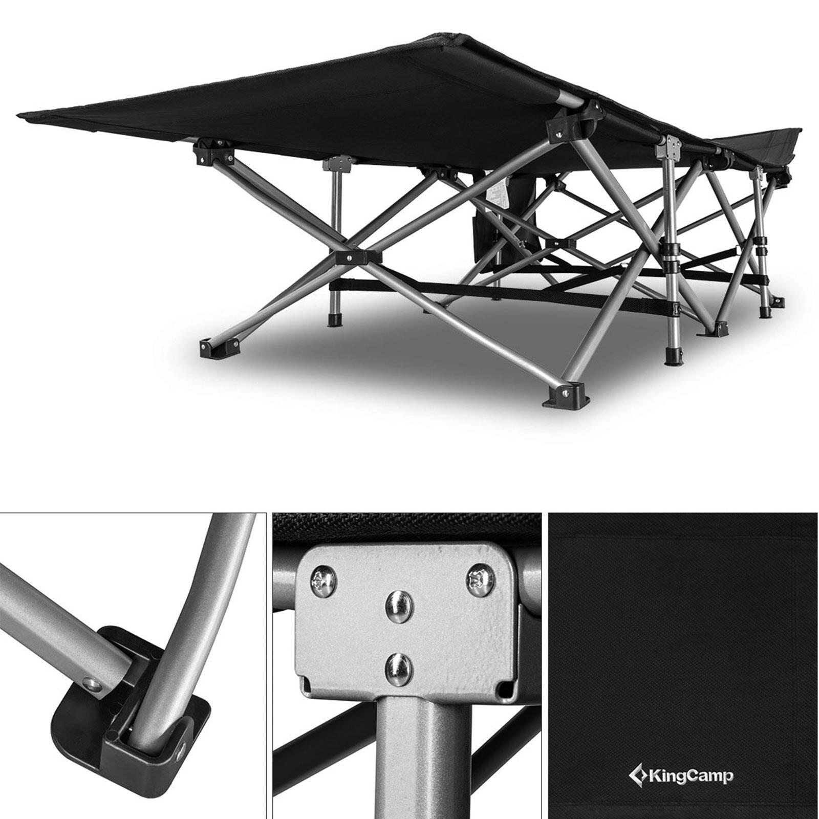 Feldbett XL Outdoor Camping Liege Gste Klappbett Stahl 208x75cm 200kg |  Decathlon