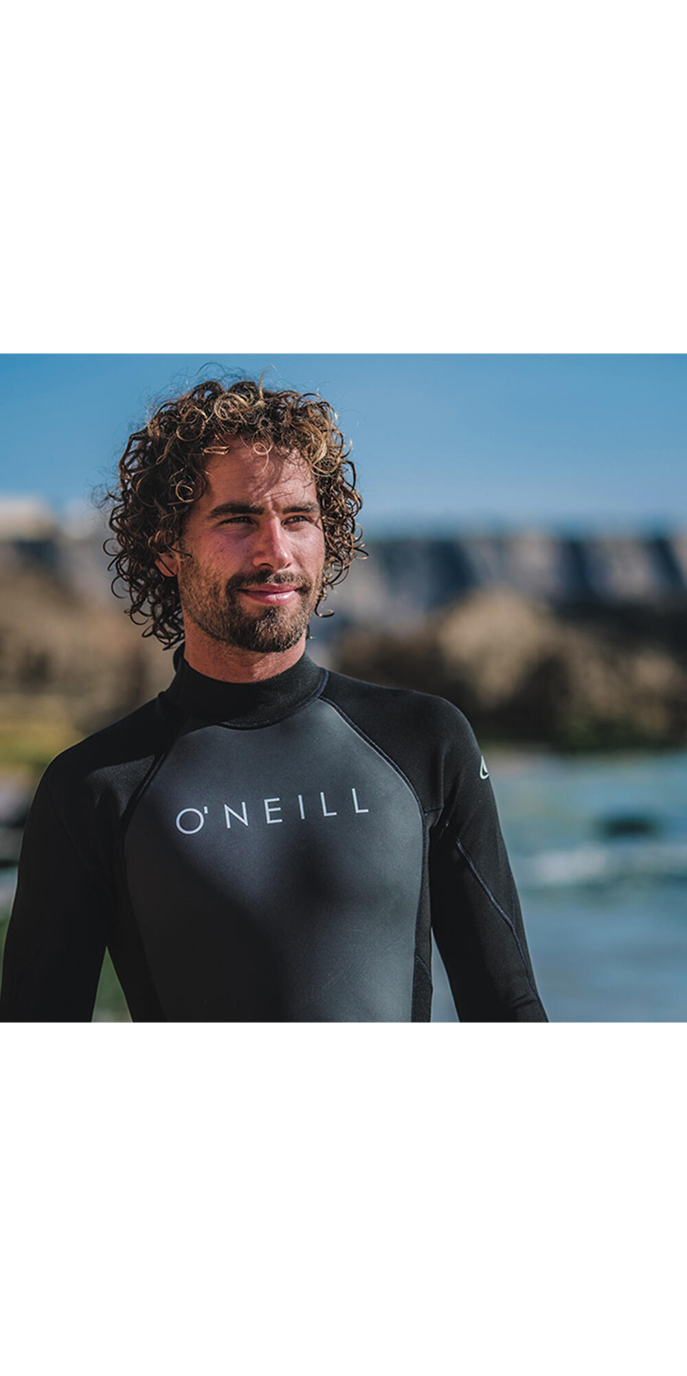 Combinaison de Surf - Reactor II- 3/2mm Noir  zip dos - Homme 4/4