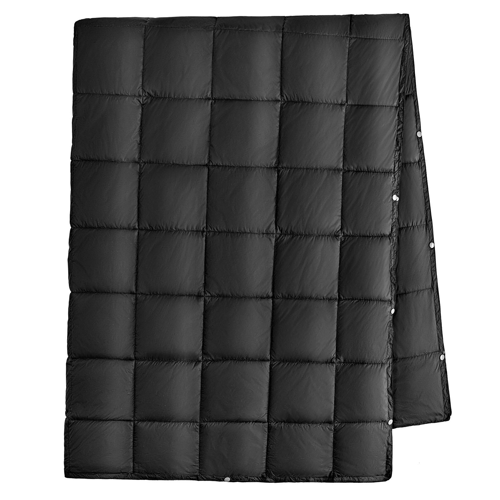 BEUSS Picknickdecke Schwarzer Leopard 148x148 Cm | Wasserfeste Outdoor-Matte Mit Tragegriff | Für Strand, Yoga & Camping