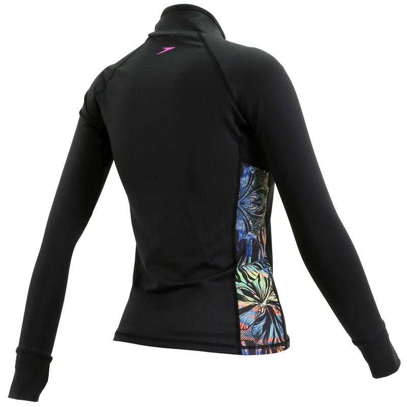 MAGLIA DONNA SPEEDO PROTECT+ FUNCTIONAL WATER ACTIVITY BLACK-AQ