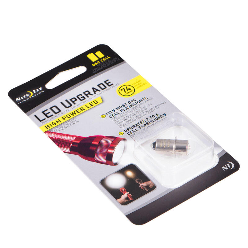 LED Upgrade Kit C & D für Mini Maglite Taschenlampe PR Gewinde 74 Lumen