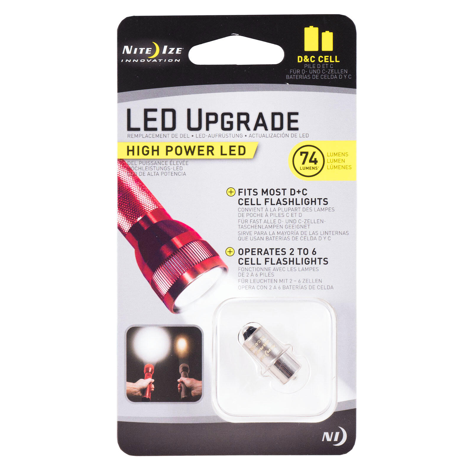 LED Upgrade Kit C & D für Mini Maglite Taschenlampe PR Gewinde 74 Lumen ...