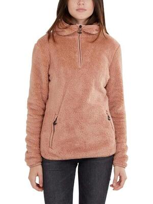 Kapuzenpullover Olivia Pile Jacket Damen - rosa