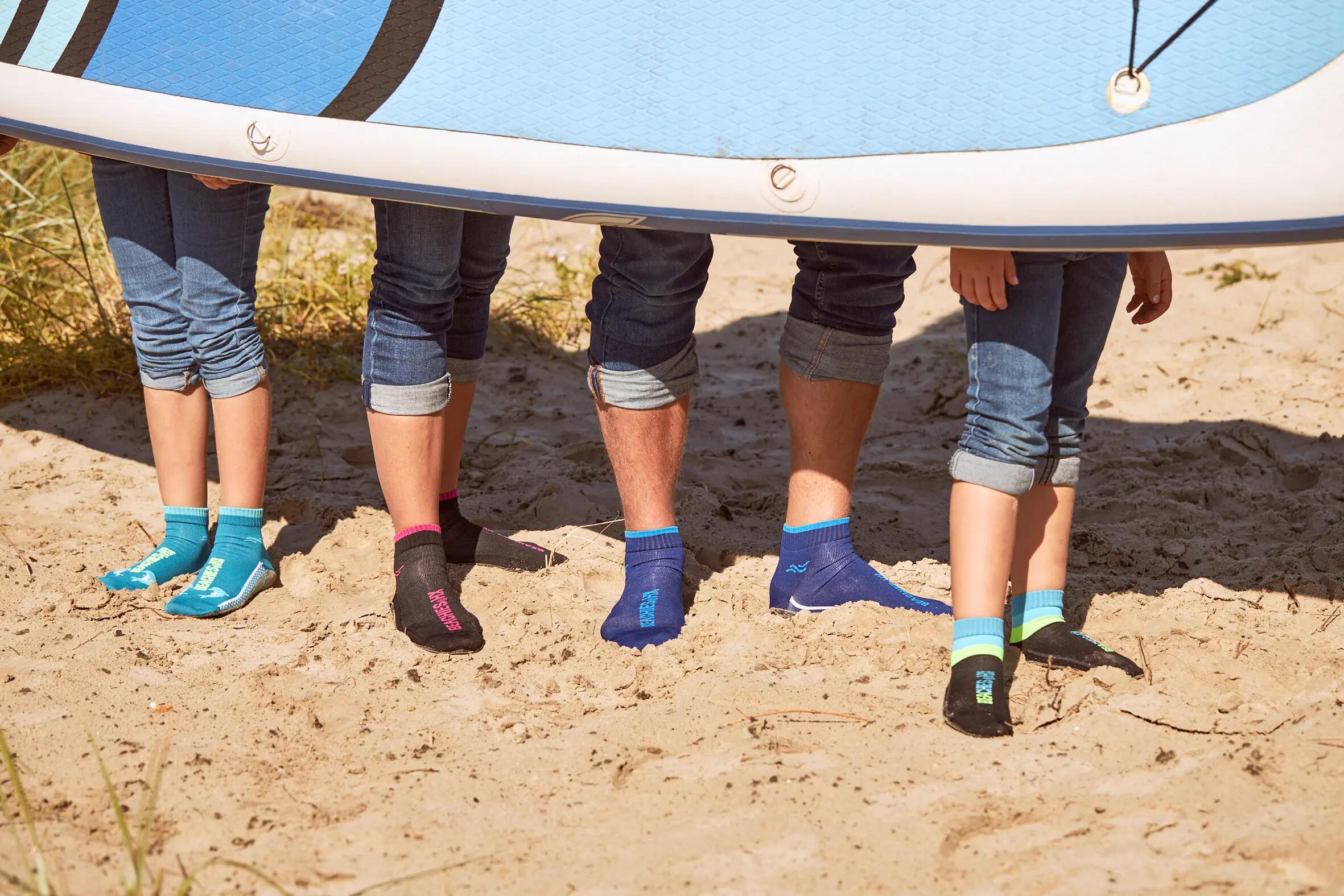 Chaussettes d'eau/Chaussettes de plage - Dauphin bleu 7/8