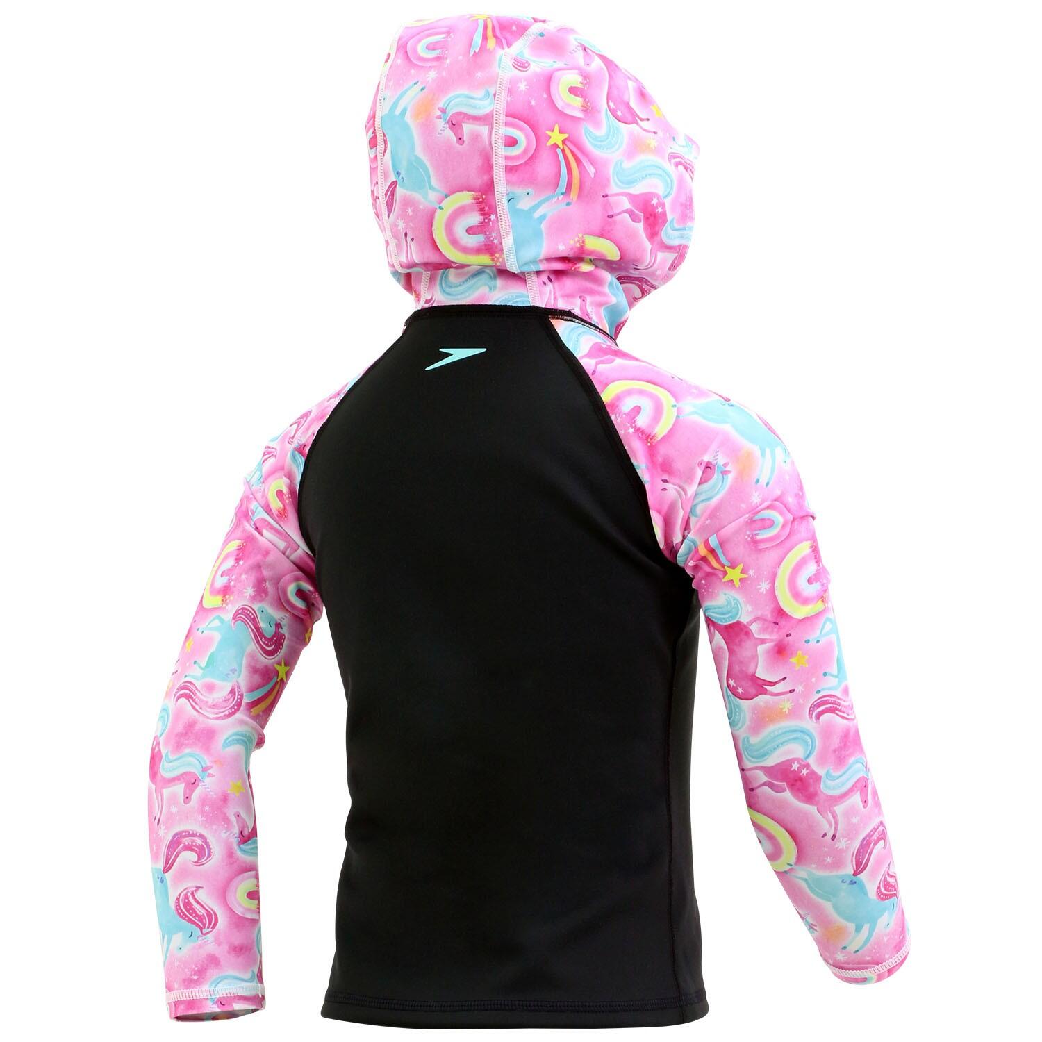 GIACCA BAMBINO SPEEDO XTHERMAL 2XT IDROREPELLENTE BLACK-PINK SPLASH 3/3