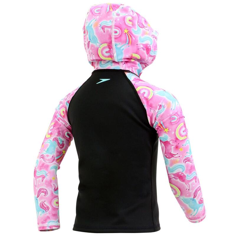 GIACCA BAMBINO SPEEDO XTHERMAL 2XT IDROREPELLENTE BLACK-PINK SPLASH