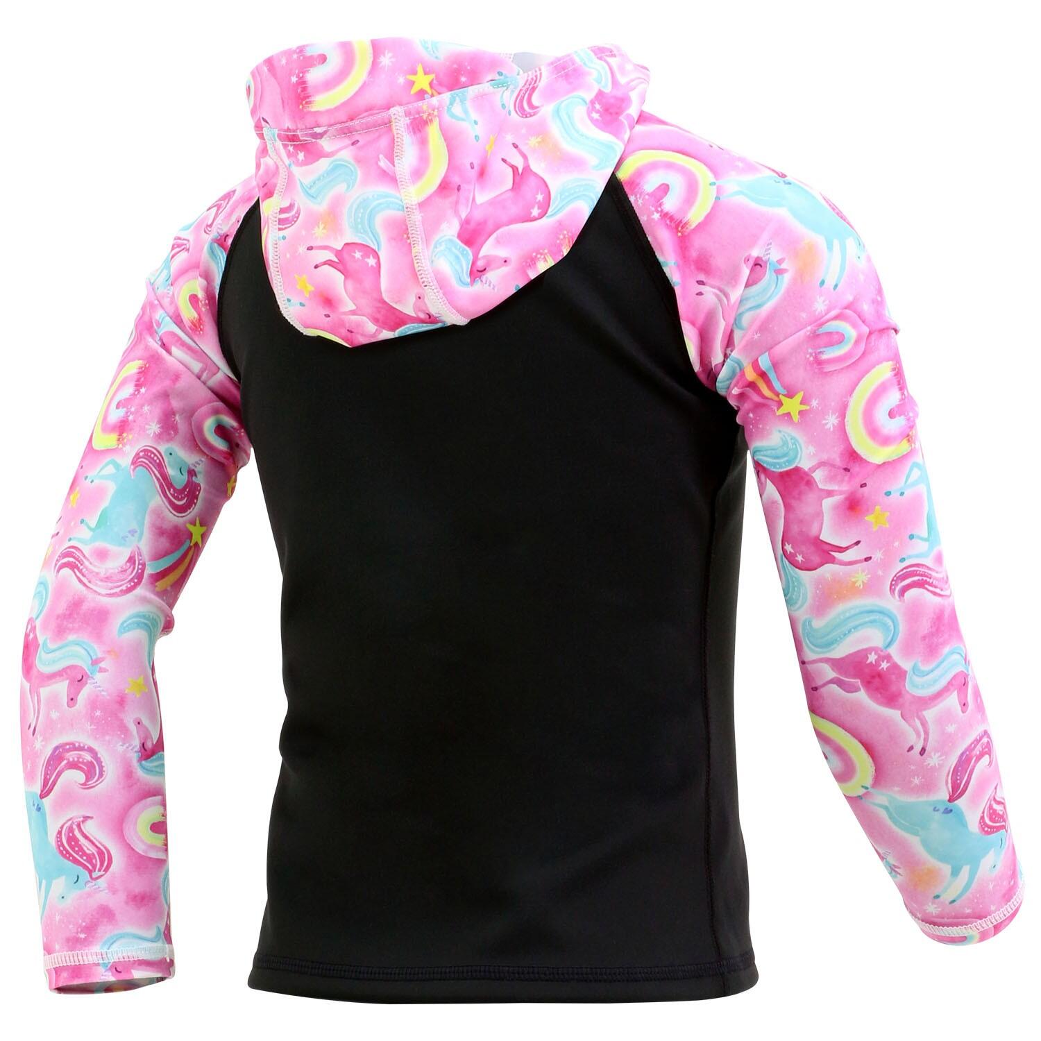 GIACCA BAMBINO SPEEDO XTHERMAL 2XT IDROREPELLENTE BLACK-PINK SPLASH 2/3