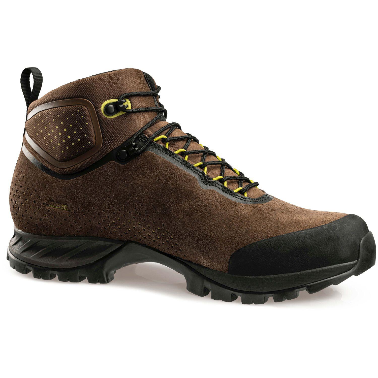 Botas de montaña de hombre Tecnica  PLASMA MID Gore-Tex marrón 3/4