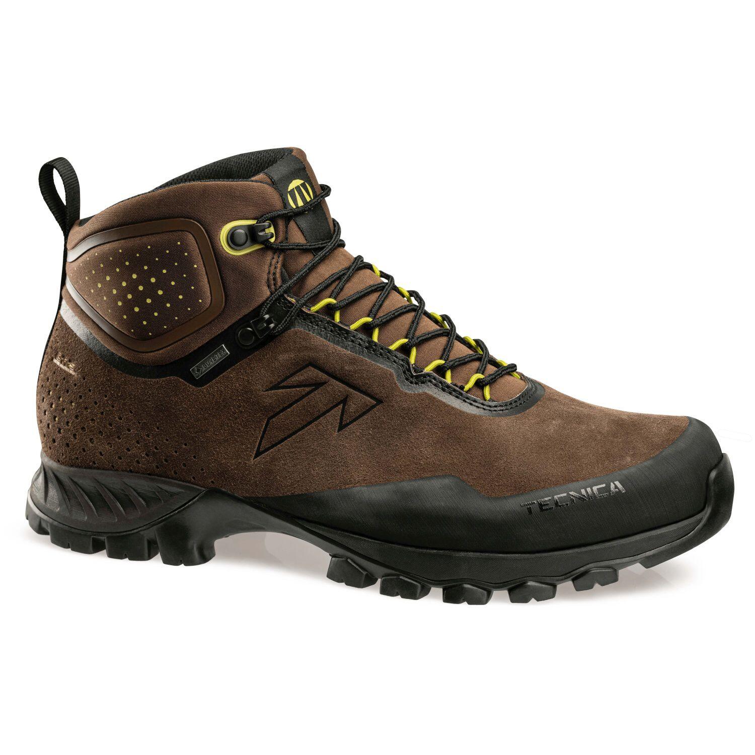 Botas de montaña de hombre Tecnica  PLASMA MID Gore-Tex marrón 1/4