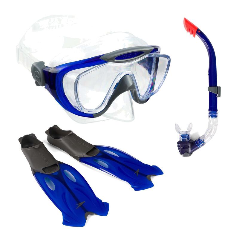 Set snorkeling con pinne Speedo Glide Snorkel: maschera + pinne + boccaglio