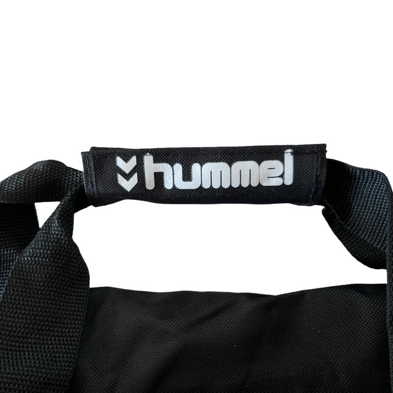 5x hummel® sporttas zwart 100% polyester - geweven