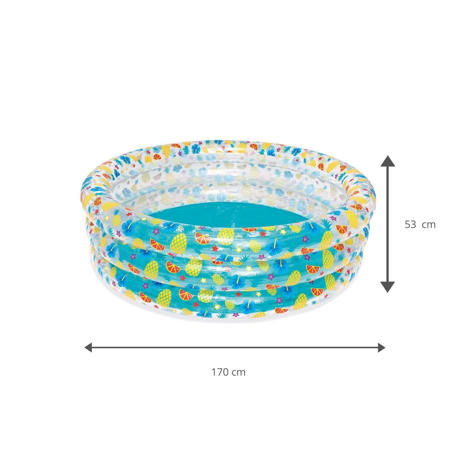 Piscina Insuflável - Bestway Transparent Tropical Play 170x53 cm 4/6