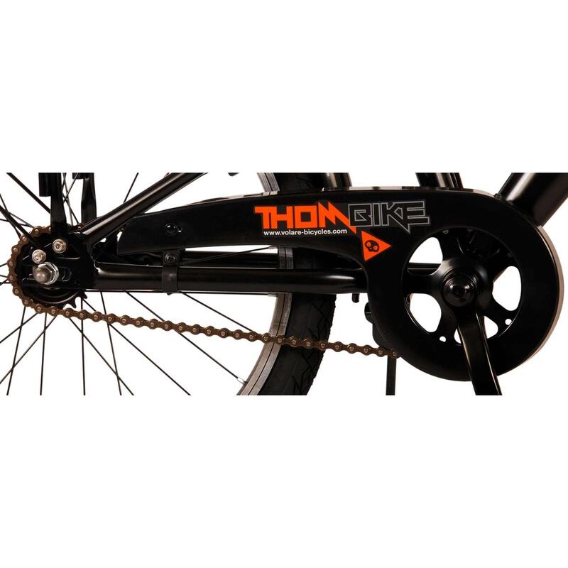 Thombike 20 Pouces 23 cm Garçon Frein à rétropédalage Noir/Orange