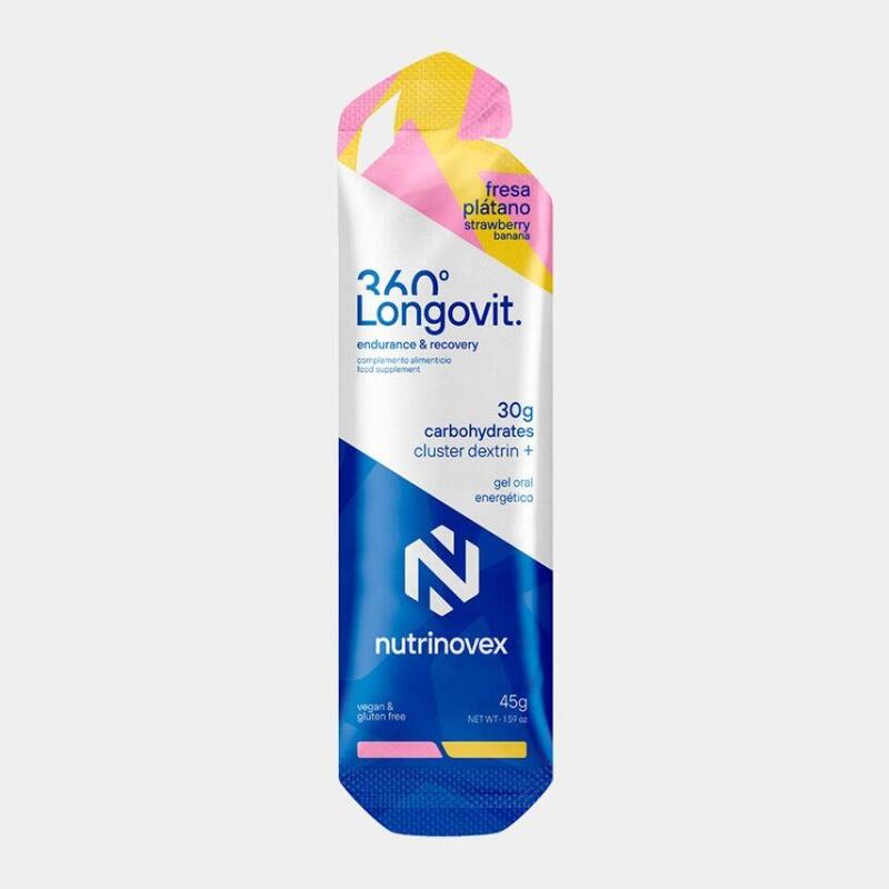 Gel Energético Longovit 360º Nutrinovex Exclusivo Online                                         8 cores disponíveis
 2,20€  Preço por quantidade 48,89€kg NUTRINOVEX Gel Energético Longovit 360º NutrinovexVendido e expedido por: Trideporte    