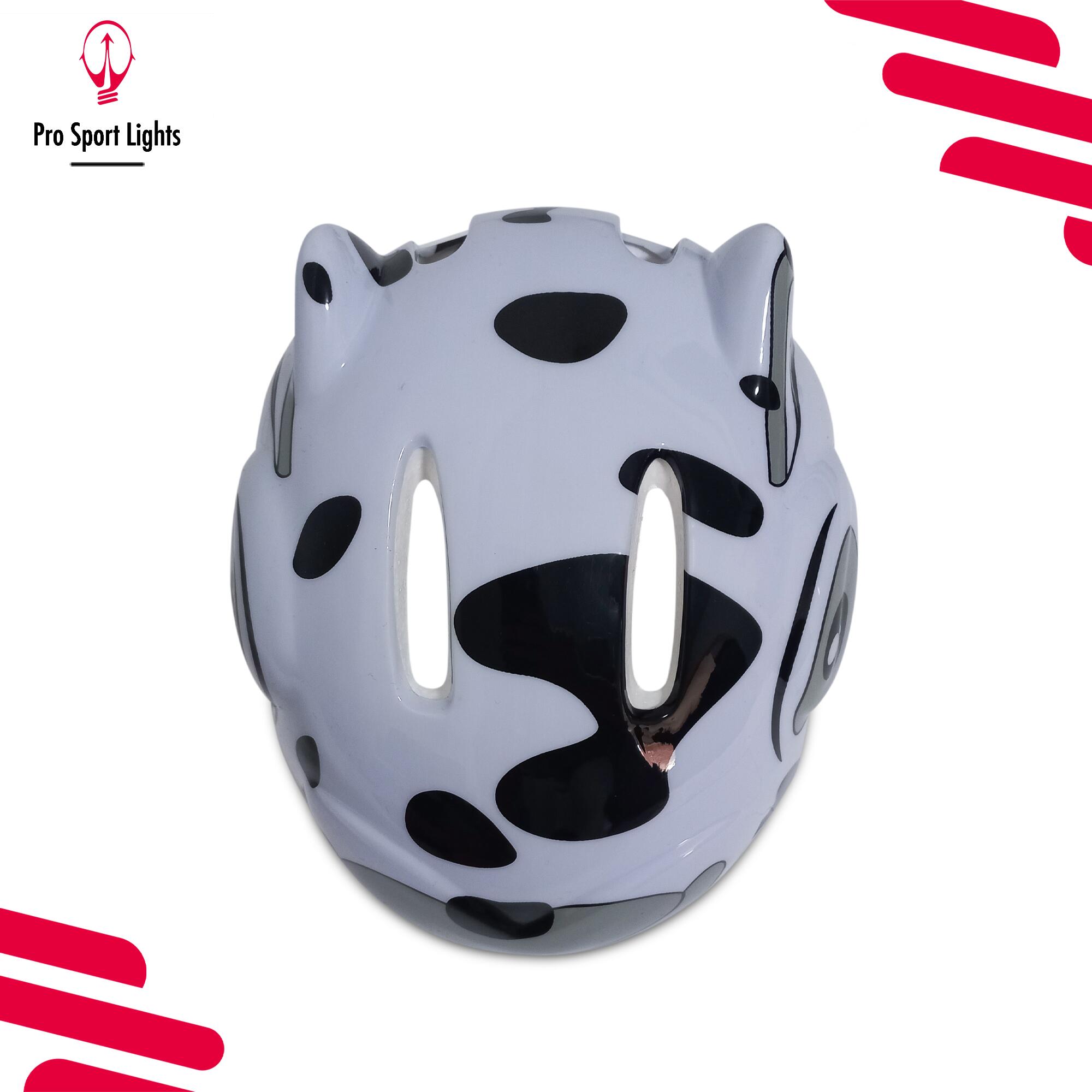 Fahrradhelm für Kinder, Jungen/Mädchen, Schwarz und Weiß – Größe S 48/54 cm 6/7