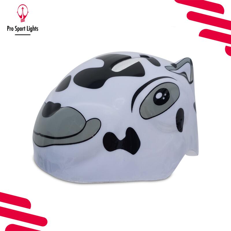 Casque de vélo Enfant Garçons & Filles Noir & Blanc - Petit 48/54cm