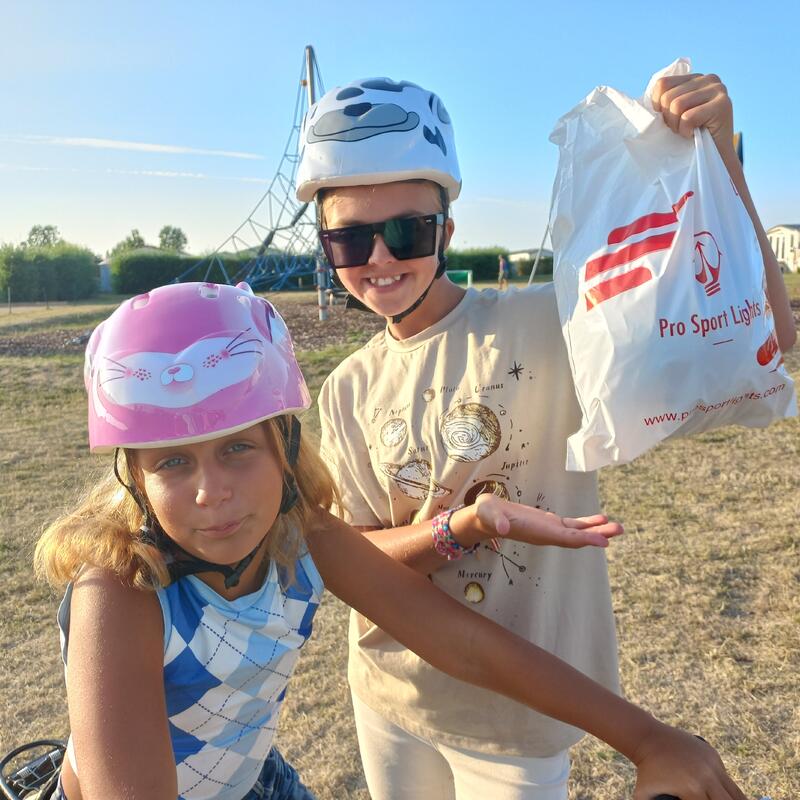 Casque de vélo Enfant Garçons & Filles Noir & Blanc - Petit 48/54cm