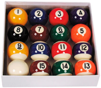 Ventura pool ballen set polyester laminated