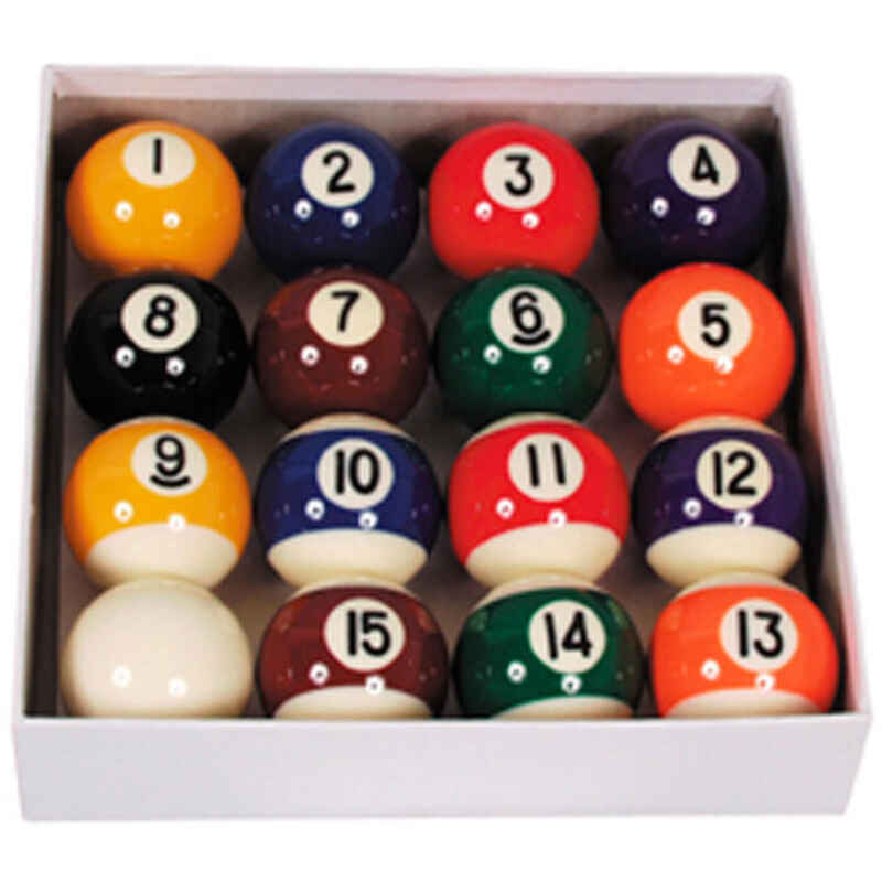 Ventura Laminierte Poolkugeln Polyester 57,2mm