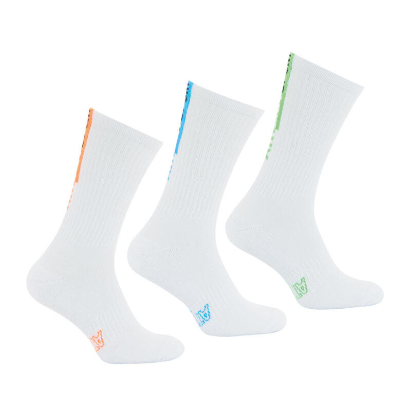 Lot de 3 paires de chaussettes hautes homme Crew