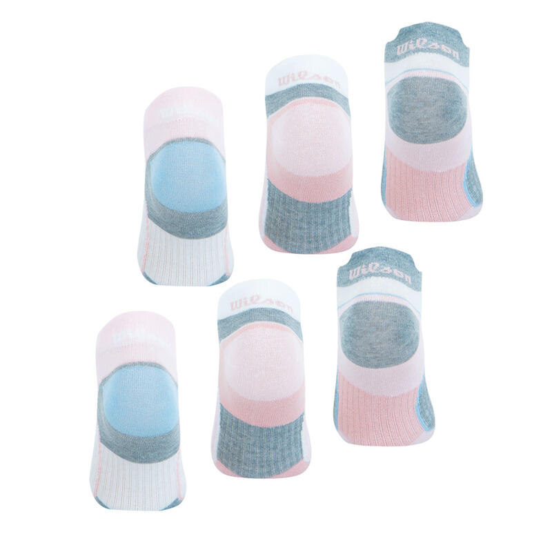 Lot de 6 paires de chaussettes basses femme Lifestyle