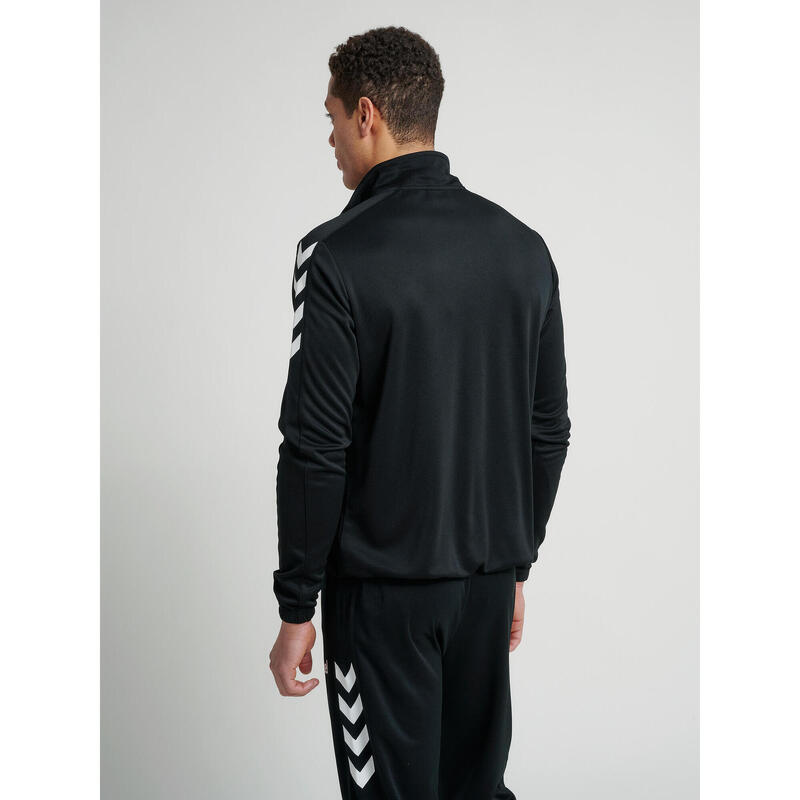 Jacheta de Antrenament Hummel Core Poly  Negru/Alb