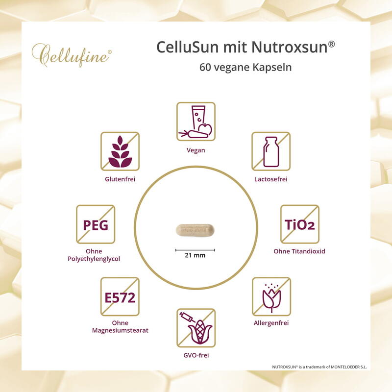 CelluSun mit Nutroxsun® - 60 vegane Kapseln