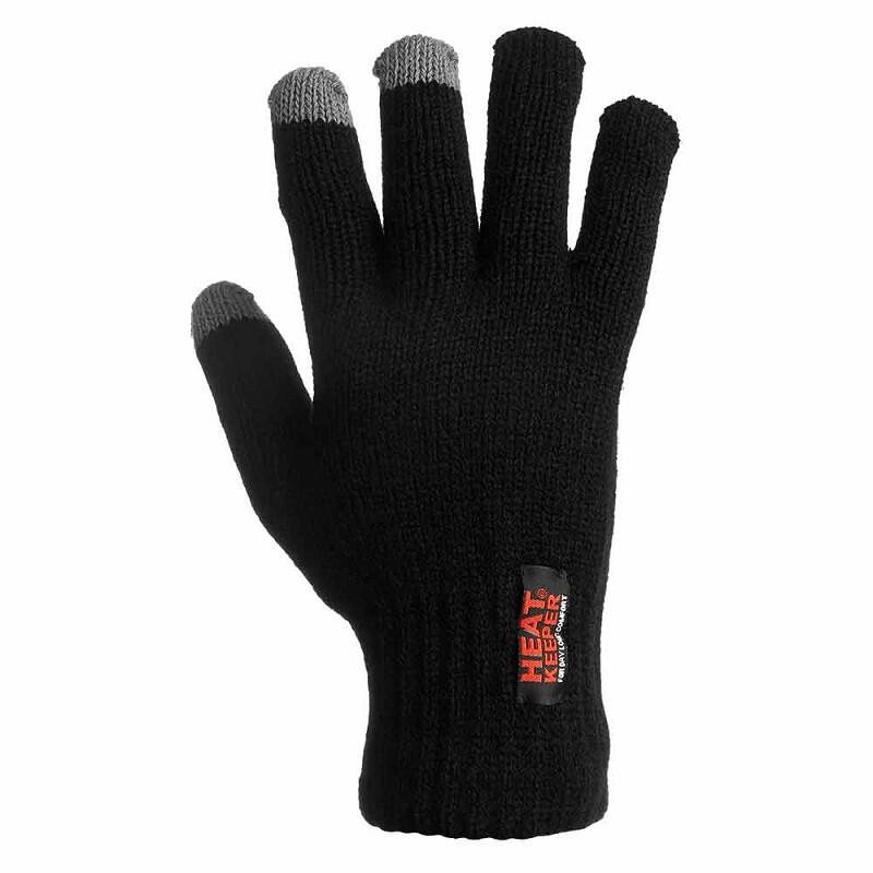 Guantes térmicos HeatKeeper para hombre con I-Touch negro (XXL)