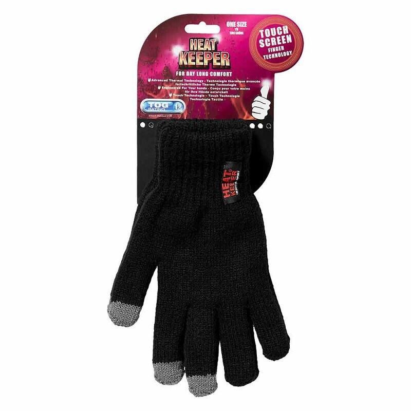 Heat Keeper thermo dames handschoenen met i-touch zwart
