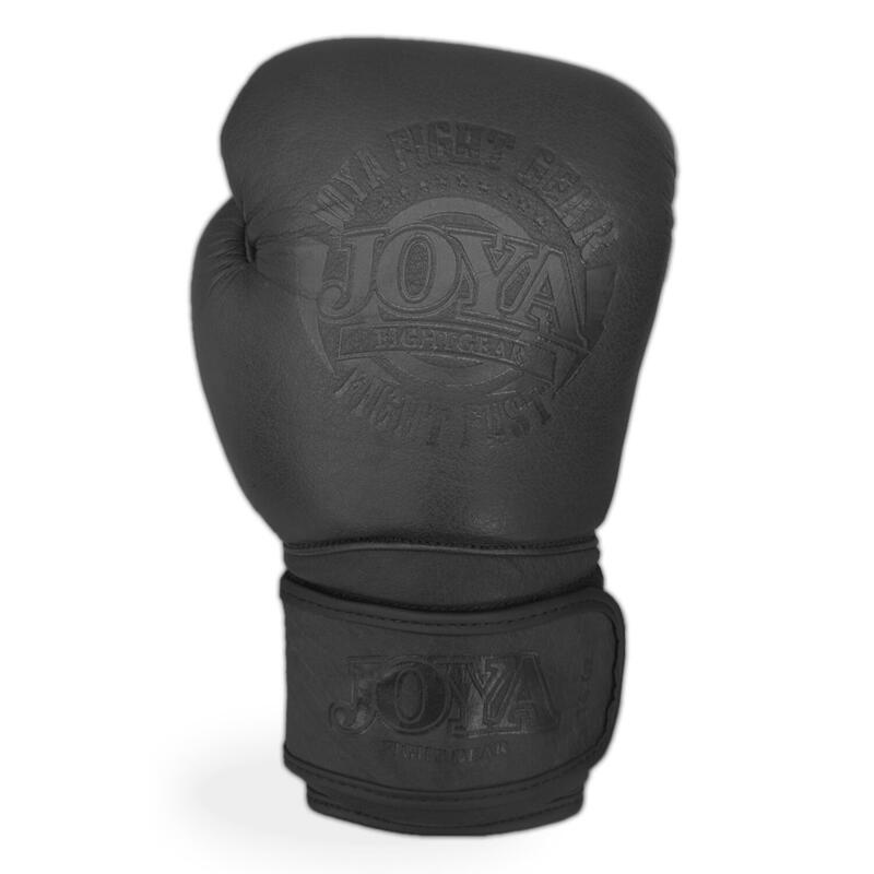Joya Gants de boxe Fight Fast Black Leather 10oz