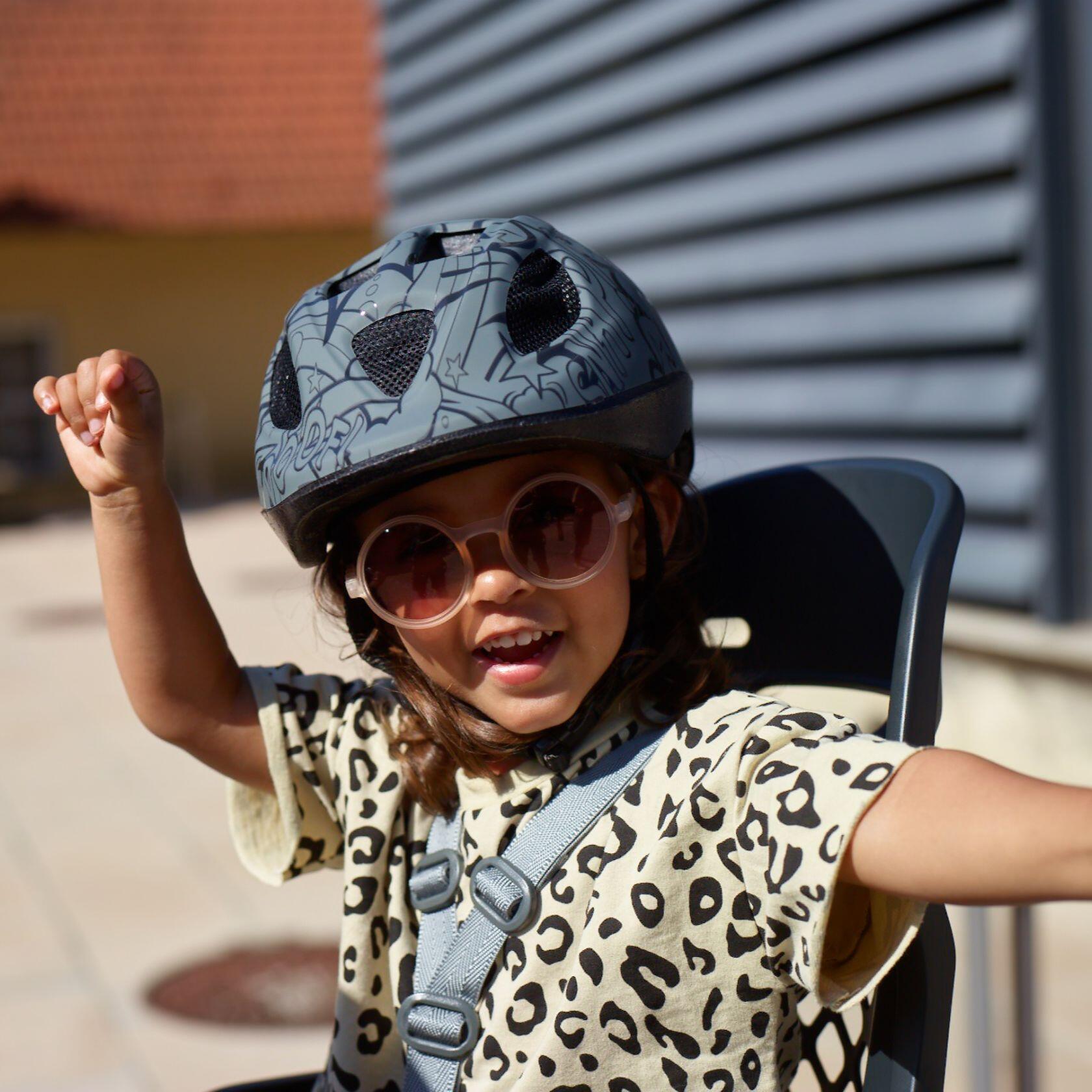 Capacete de Ciclismo para Crianças Balões Cinza 3/3