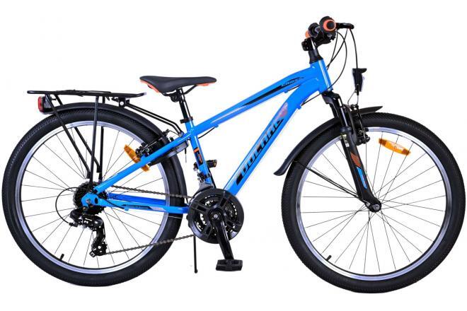 VOLARE BICYCLES Volare Cross Kinderfiets voor Jongens - 24 inch - Blauw - 18 Versnellingen