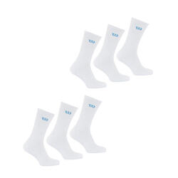 Lot de 6 paires de chaussettes mi-hautes homme Essentiel