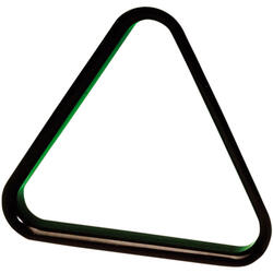 Pólo triangular de plástico preto 57,2 mm