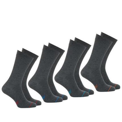 Lot de 4 paires de chaussettes hautes homme Crew Ecopack