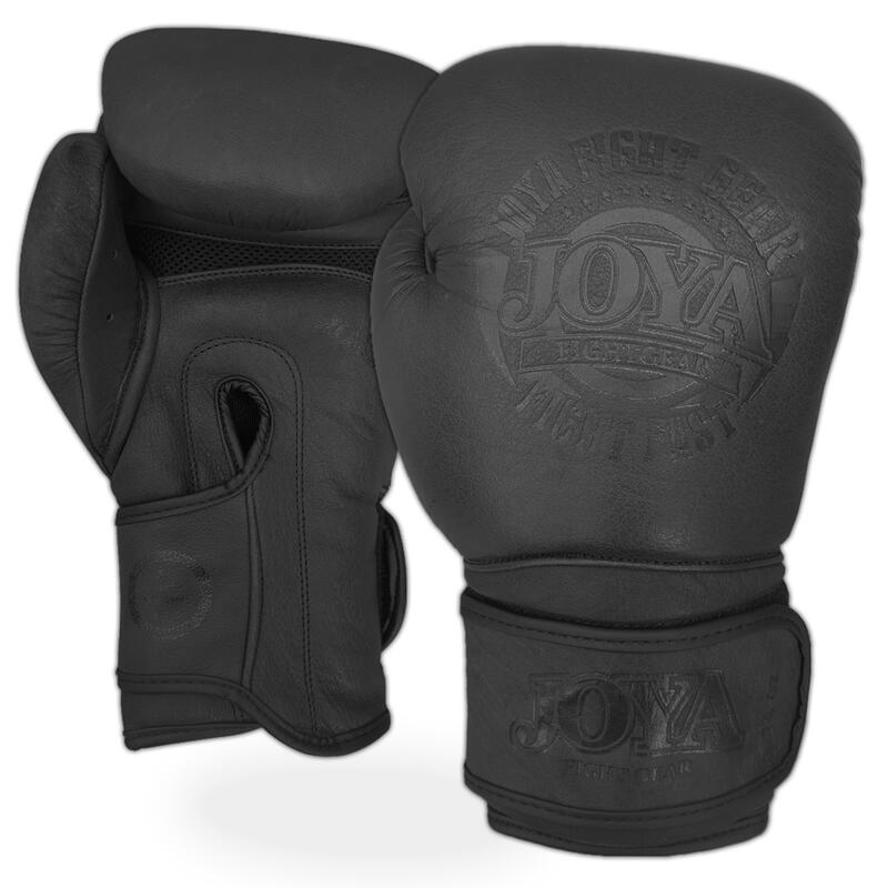 Joya Gants de boxe Fight Fast Black Leather 10oz