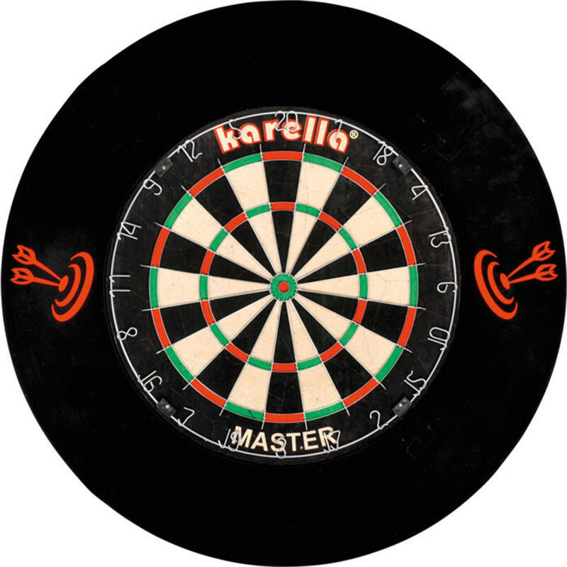 Karella dartboard fogógyűrű 4 részes fekete