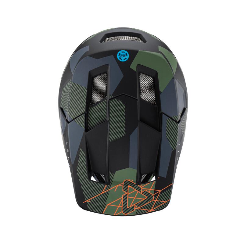 Casco MTB integrale Gravity 2.0 protettivo e confortevole Grigio Uomo