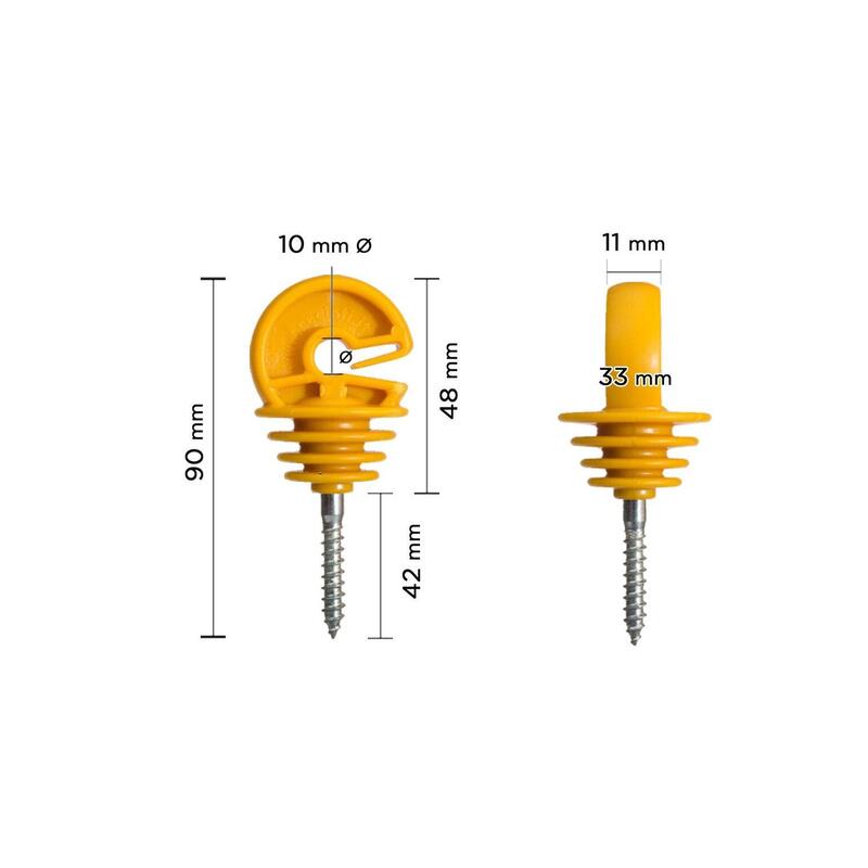 Kit 1 x Elettrificatore 220V + 1 x Filo 250MT 2 Mm² + 100 pz isolatori per legno