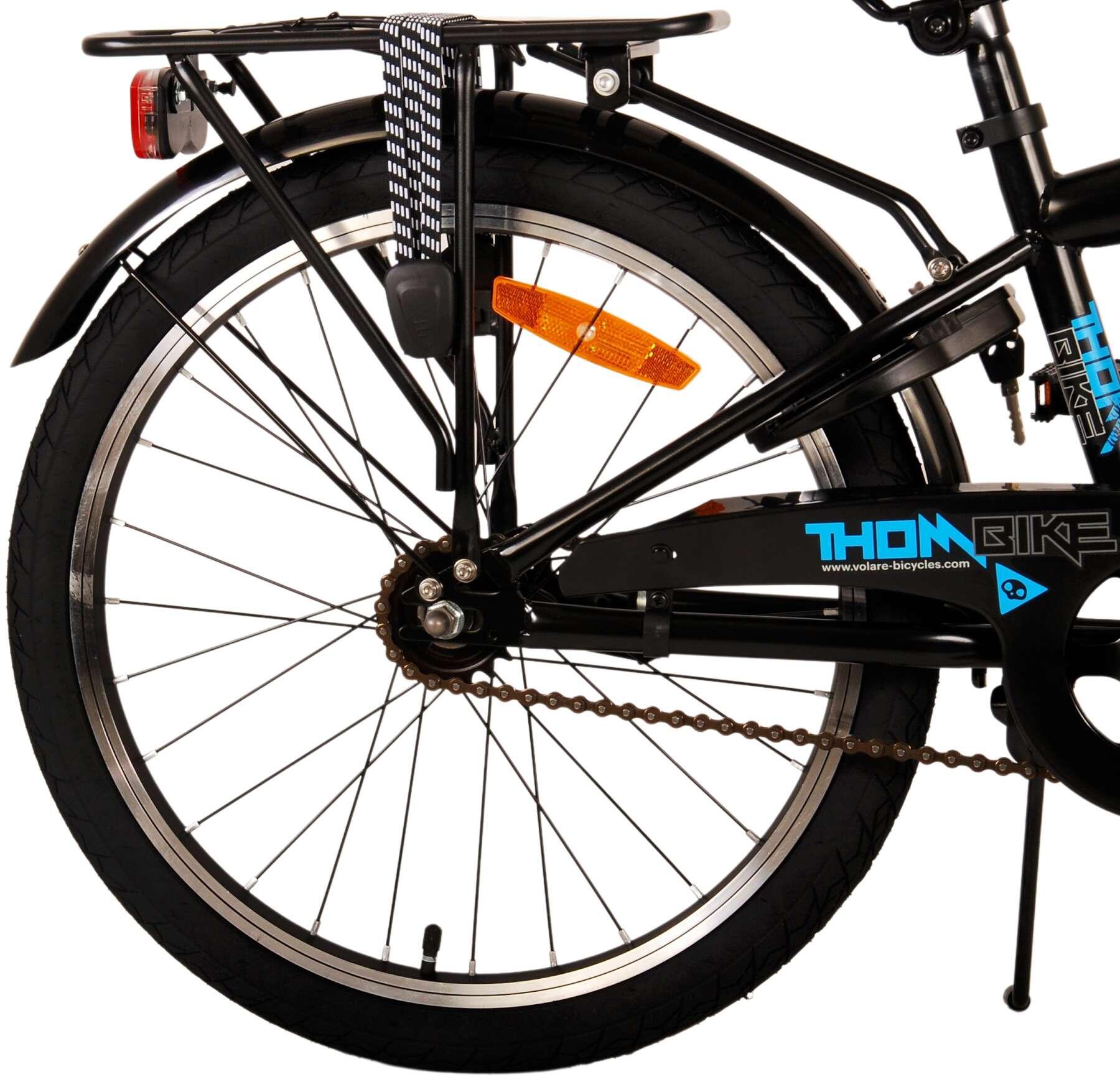 Volare Thombike Jongensfiets 20 inch - Zwart Blauw 4/7