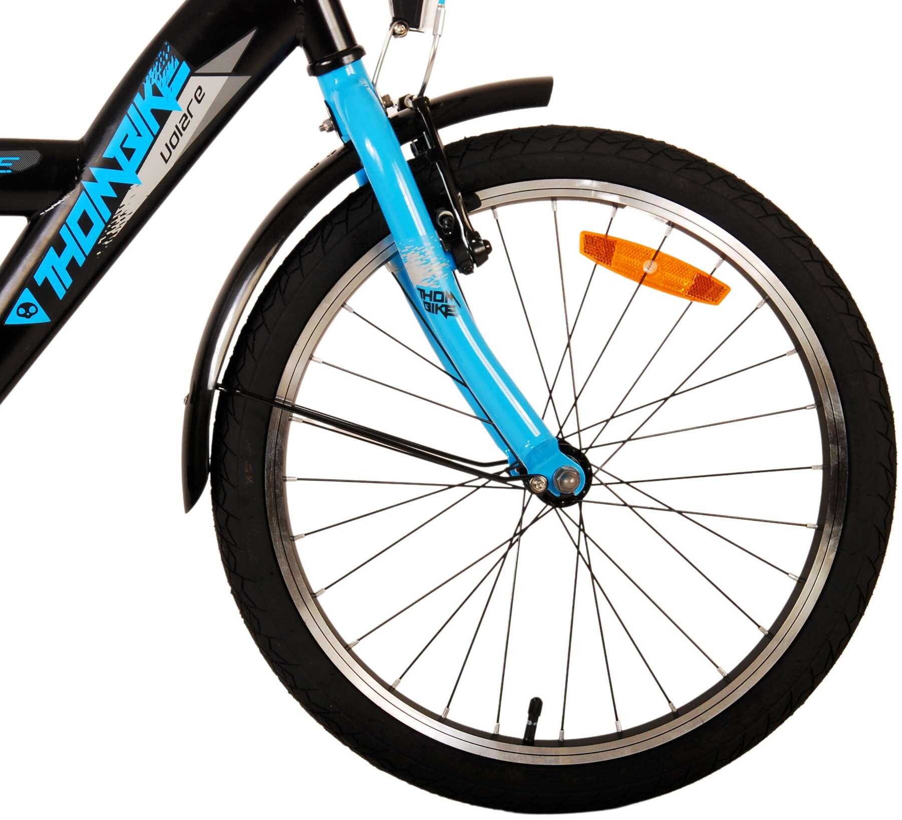 Volare Thombike Jongensfiets 20 inch - Zwart Blauw 5/7