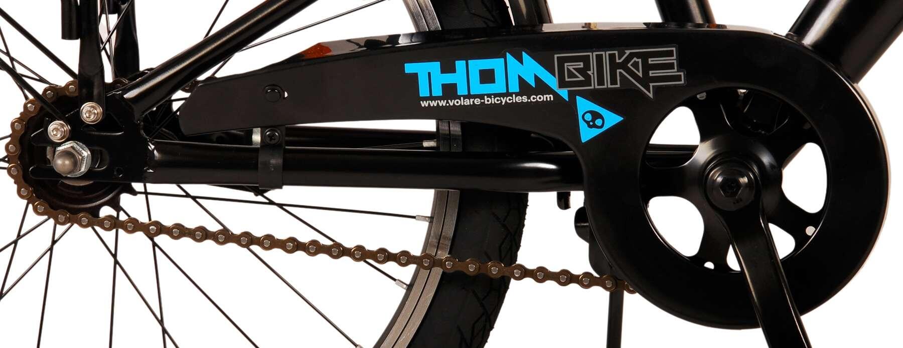 Volare Thombike Jongensfiets 20 inch - Zwart Blauw 6/7