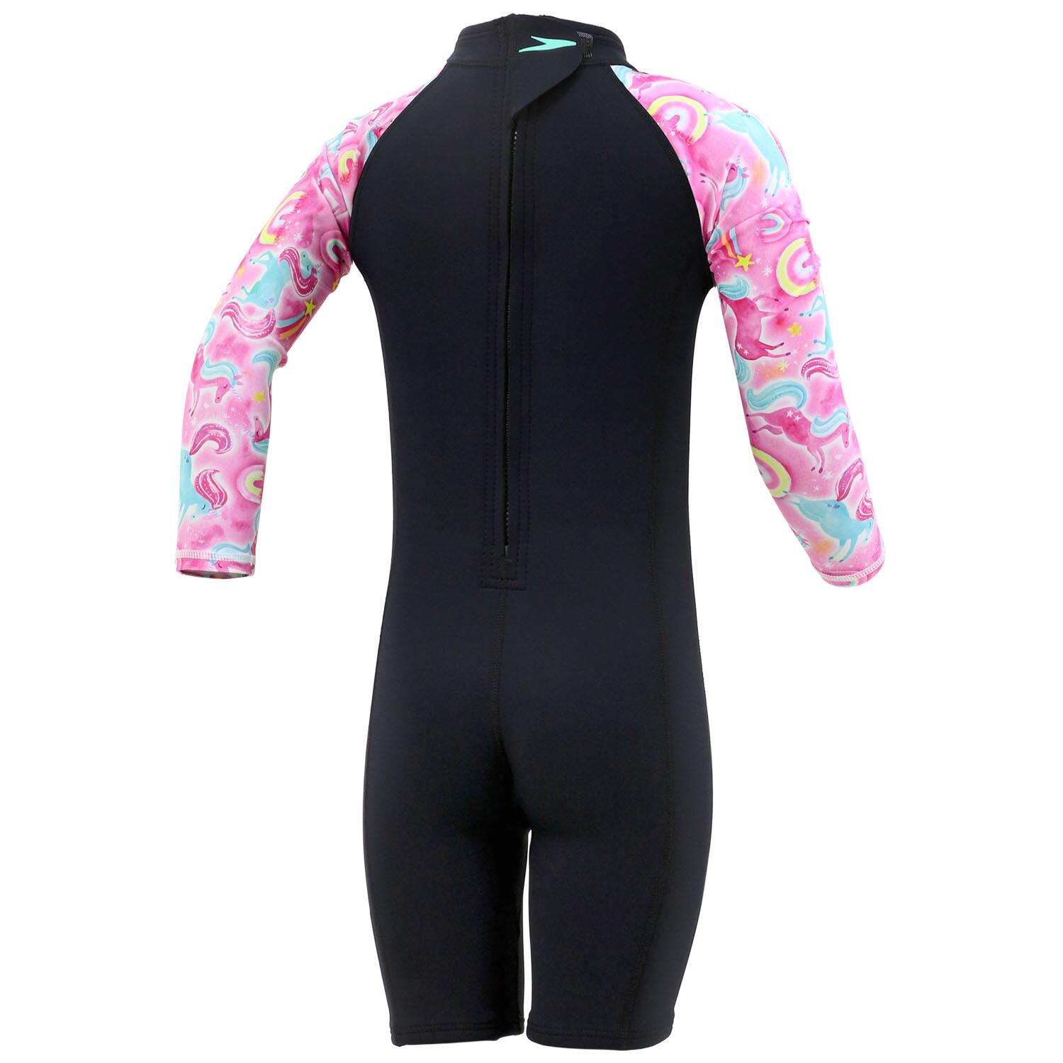 COMPLETO BAMBINO SPEEDO COMBOFIT SPRINGSUIT MULTISPORT NEOPRENE BLACK-PINK SP. 2/2